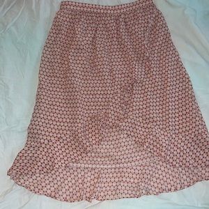 Carters mid length front ruffled skirt girl size 10/12